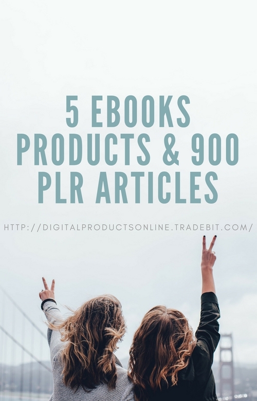 Product picture 5 Ebooks Products & 900 PLR Articles